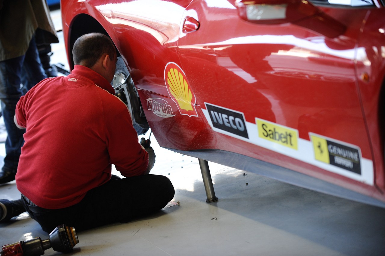 Ferrari Challenge Europa - Test a Monza - 2012
