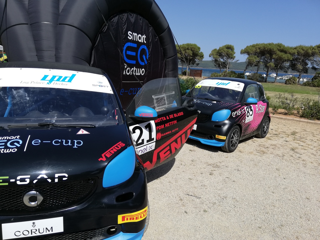 smart EQ fortwo e-cup - Prova Rally Italia Sardegna