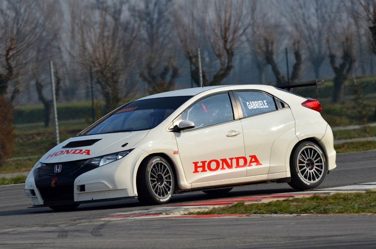 Test Honda Civic WTCC, Cremona, Italia 28 Febbraio 2013