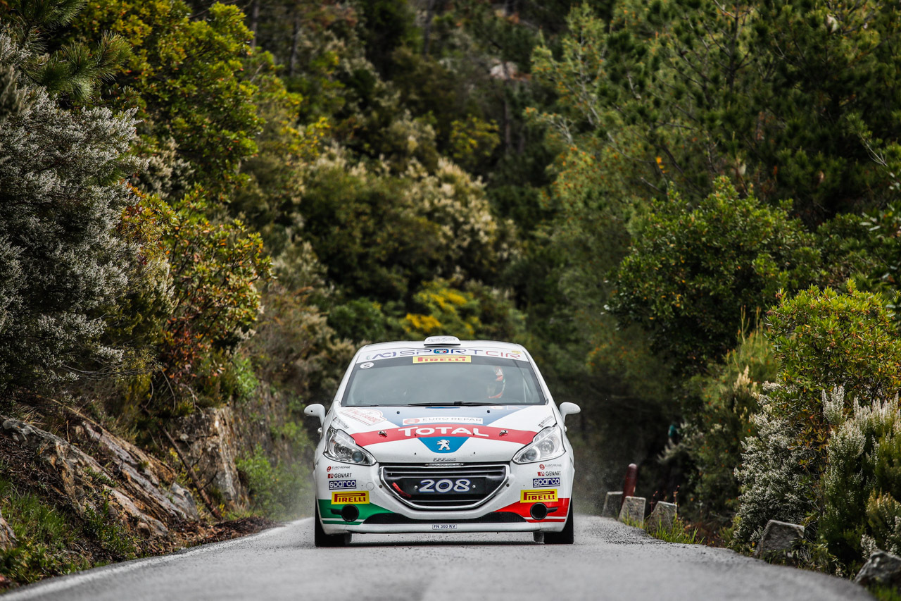 Tommaso Ciuffi e Nicolò Gonella, Peugeot, al Rallye Sanremo 2019