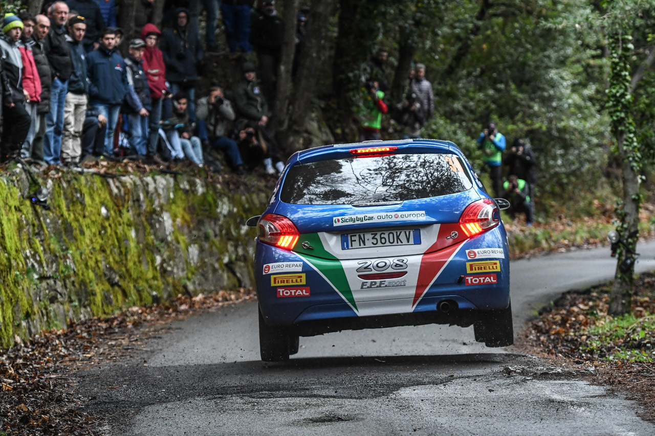 Tommaso Ciuffi e Nicolò Gonella, Peugeot, al Rallye Sanremo 2019