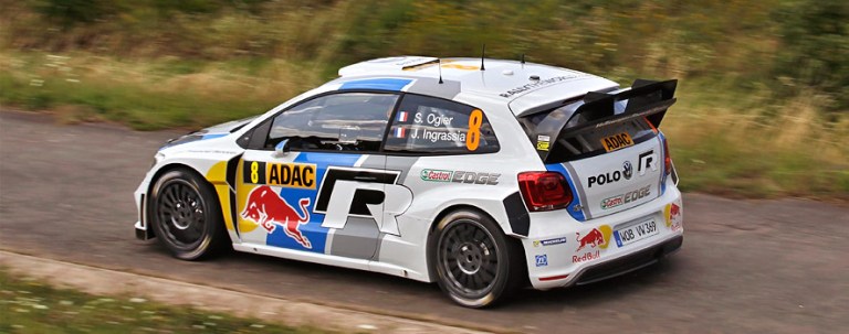 WRC – Ogier balza in testa in Germania
