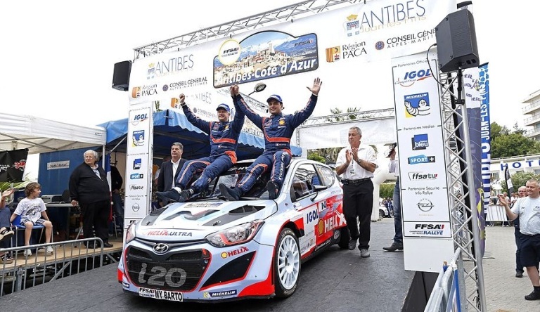 Bouffier vince il Rallye Antibes