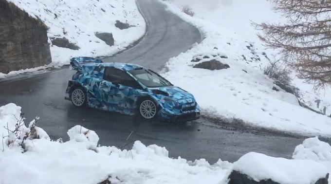 WRC – M-Sport prova la Fiesta RS 2017 al confine tra Italia e Francia