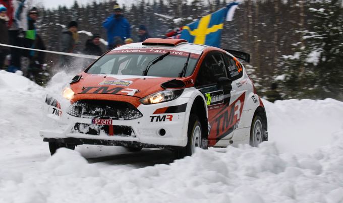 WRC2 – Rally di Svezia: Katsuta svetta davanti a Tidemand