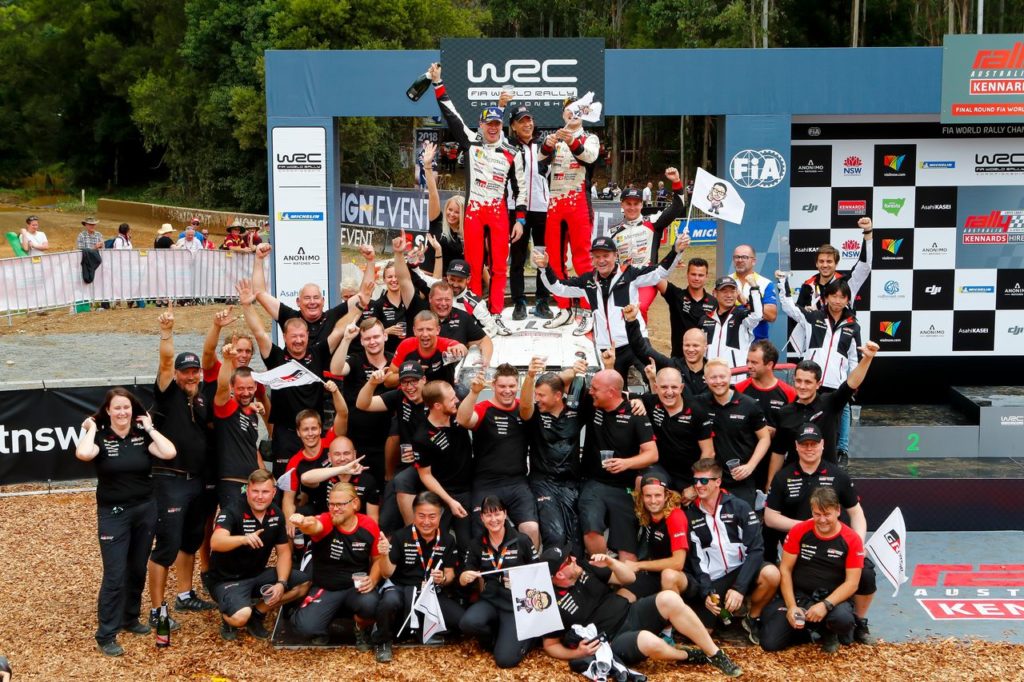 WRC | Toyota conquista il mondiale costruttori, Tanak Pilota dell’Anno 2018 [VIDEO]