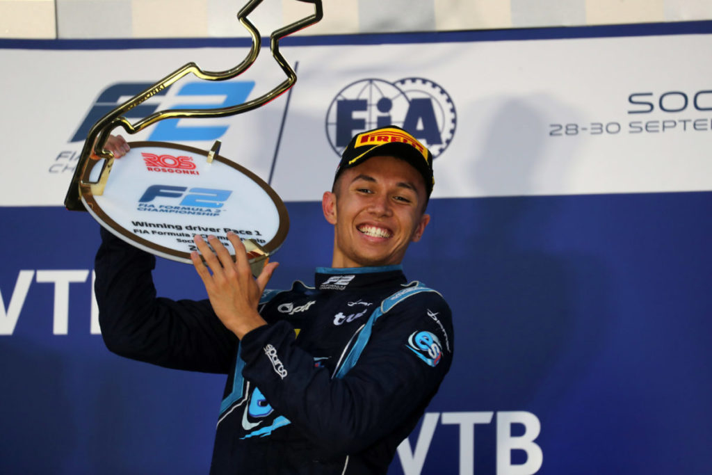 FIA F2 | Albon promosso in Formula 1 con Toro Rosso nel 2019