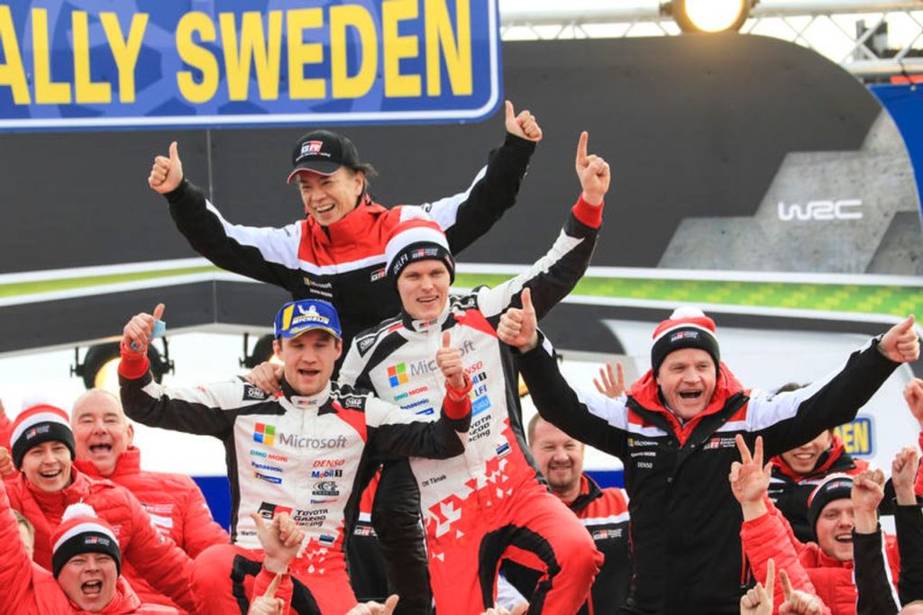 WRC | Trionfo Toyota al Rally di Svezia: Tanak sempre più favorito per il Mondiale 2019