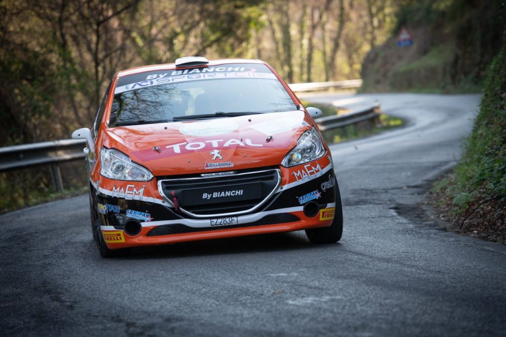 Peugeot Competition | Nicelli conquista il primo round del 208 Rally Cup TOP