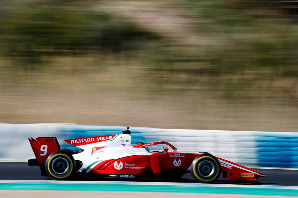 FIA F2 | Test Jerez, Giorni 2 e 3: Schumacher batte il record di Leclerc