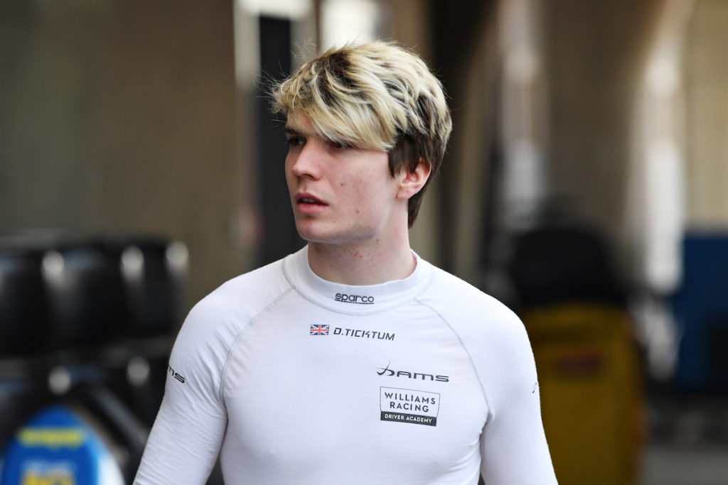 F2 | Ticktum continua con Williams in F1: confermato come pilota di sviluppo