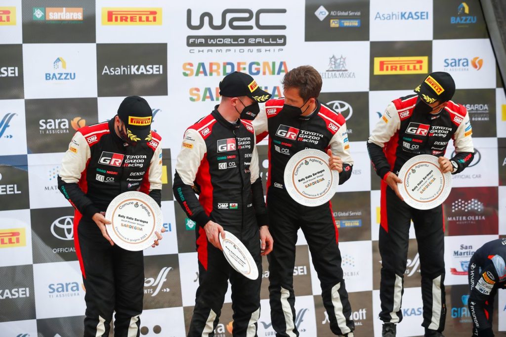 WRC | Toyota trova infine il successo al Rally Italia Sardegna grazie ad Ogier: “Non mi aspettavo di lottare per la vittoria”