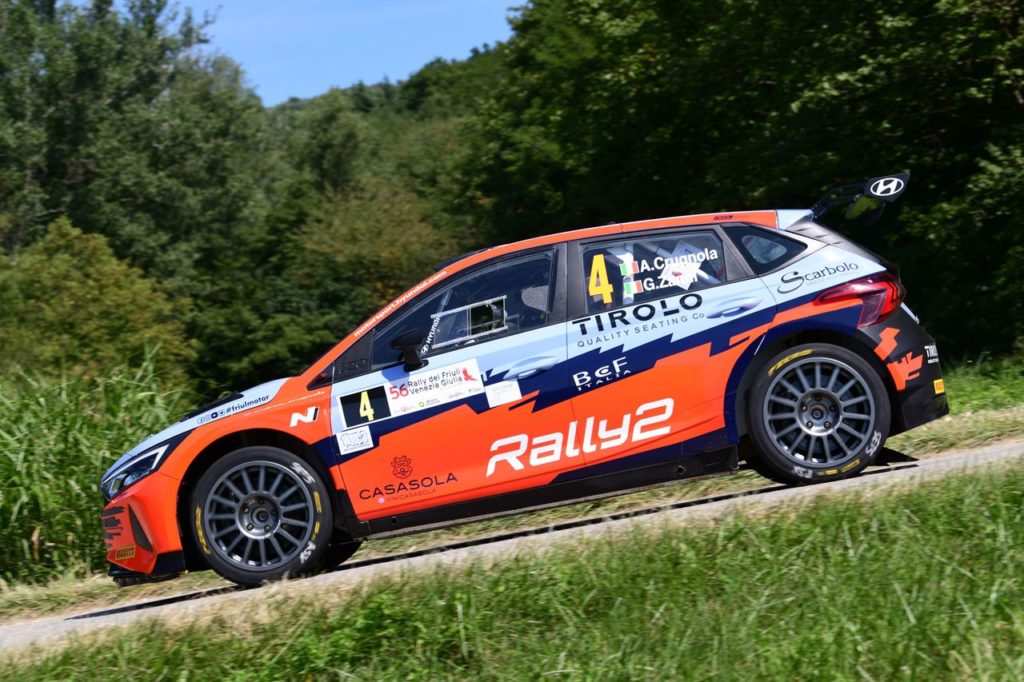 CIWRC | Rally Friuli Venezia Giulia, debutto vincente per la Hyundai i20 N Rally2 di Crugnola e Zanni