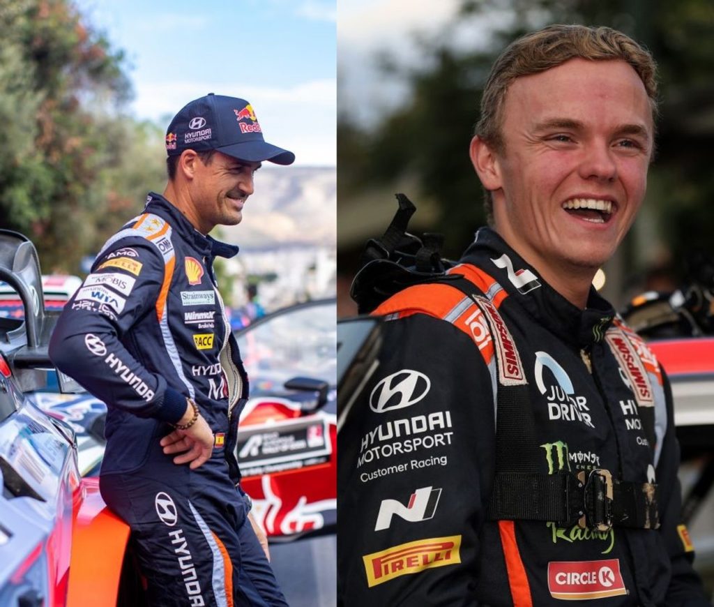WRC | Dani Sordo ed Oliver Solberg: si completa la squadra Hyundai per la nuova era ibrida