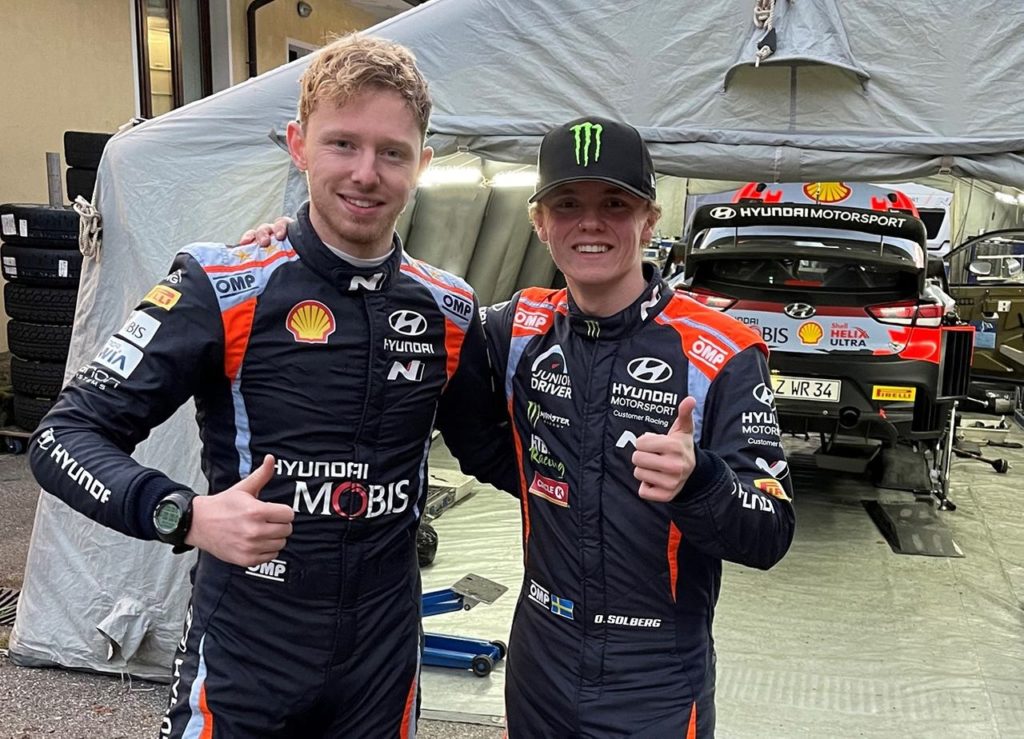 WRC | La coppia Solberg ed Edmondson diventa ufficiale per la stagione 2022