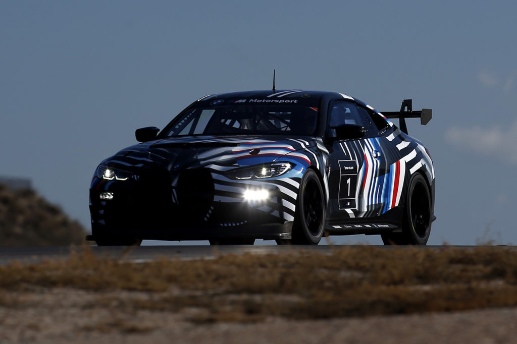 BMW M4 GT4: completati ulteriori test in pista in Spagna, lancio nel 2023