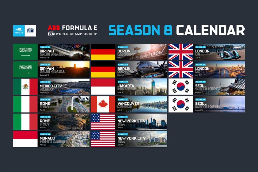 Formula E | Aggiornato il calendario 2022: fuori la Cina, raddoppia Roma
