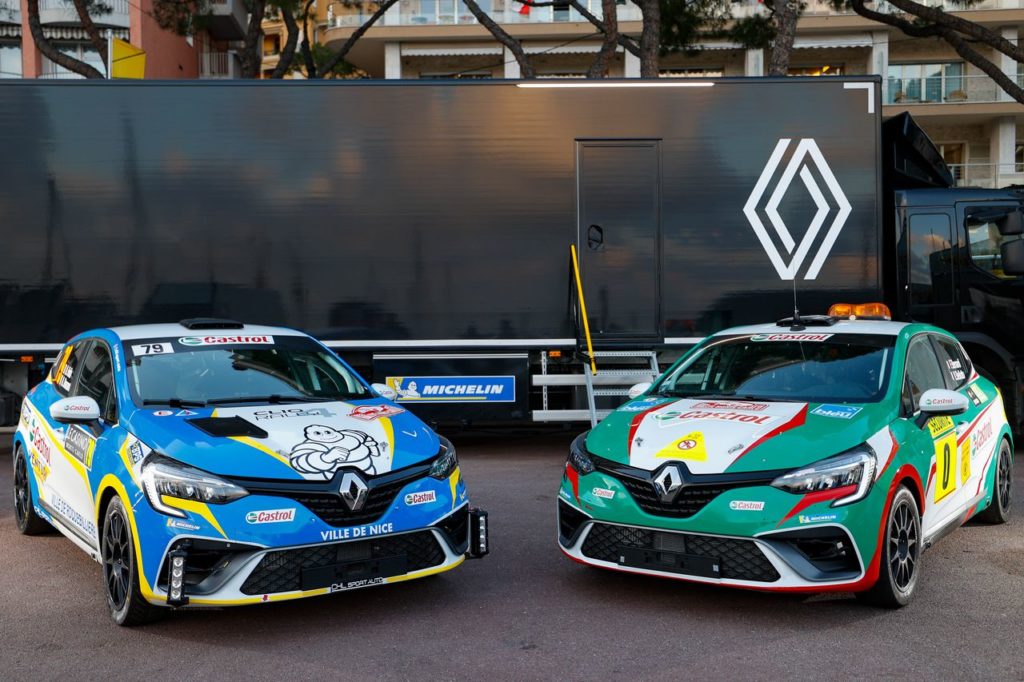 Lo schieramento Renault al Rallye di Monte Carlo 2022