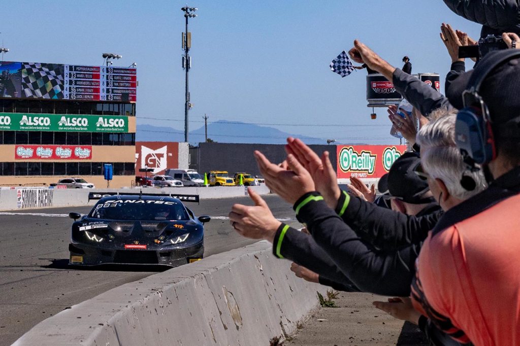 GTWC America | Lamborghini infila due vittorie a Sonoma con Caldarelli-Pepper