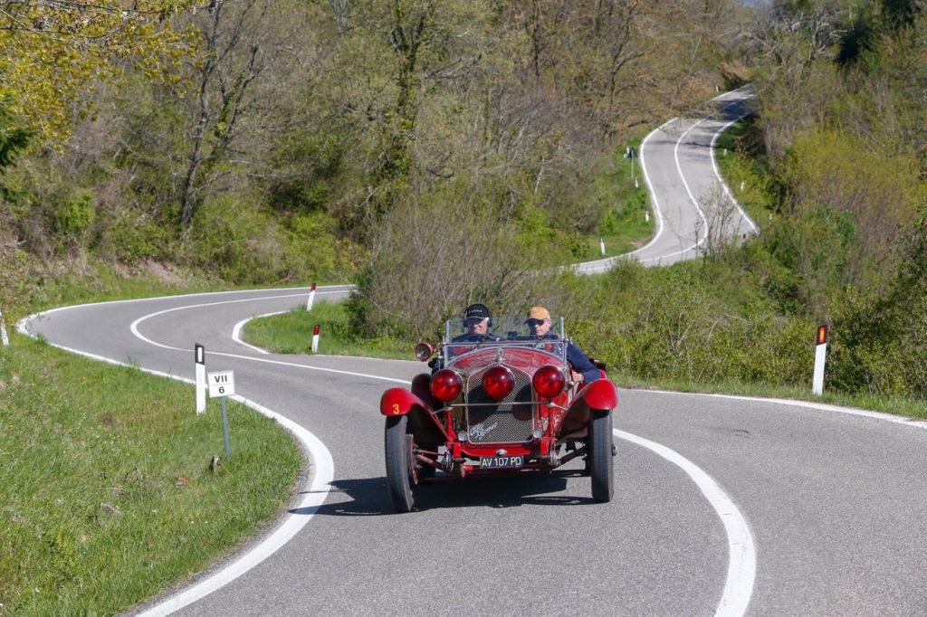 Aliverti e Valente vincono il Circuito Stradale del Mugello sulla Alfa Romeo 6C 1750 SS Zagato