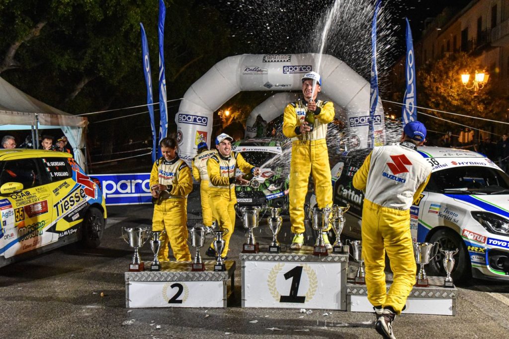 Suzuki Rally Cup | Targa Florio, Iani interrompe la striscia di vittorie di Giordano
