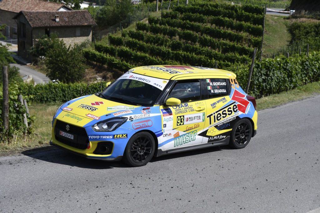 Suzuki Rally Cup | Rally Alba, torna alla vittoria Giordano (14 anni dopo il primo successo nel monomarca)