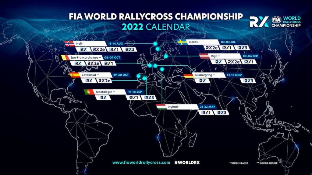 WRX | Più tempo per i team con le nuove vetture elettriche RX1e, cambia il calendario mondiale 2022