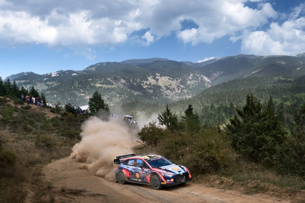 WRC | Acropolis Rally, penultima giornata: tripletta Hyundai in testa