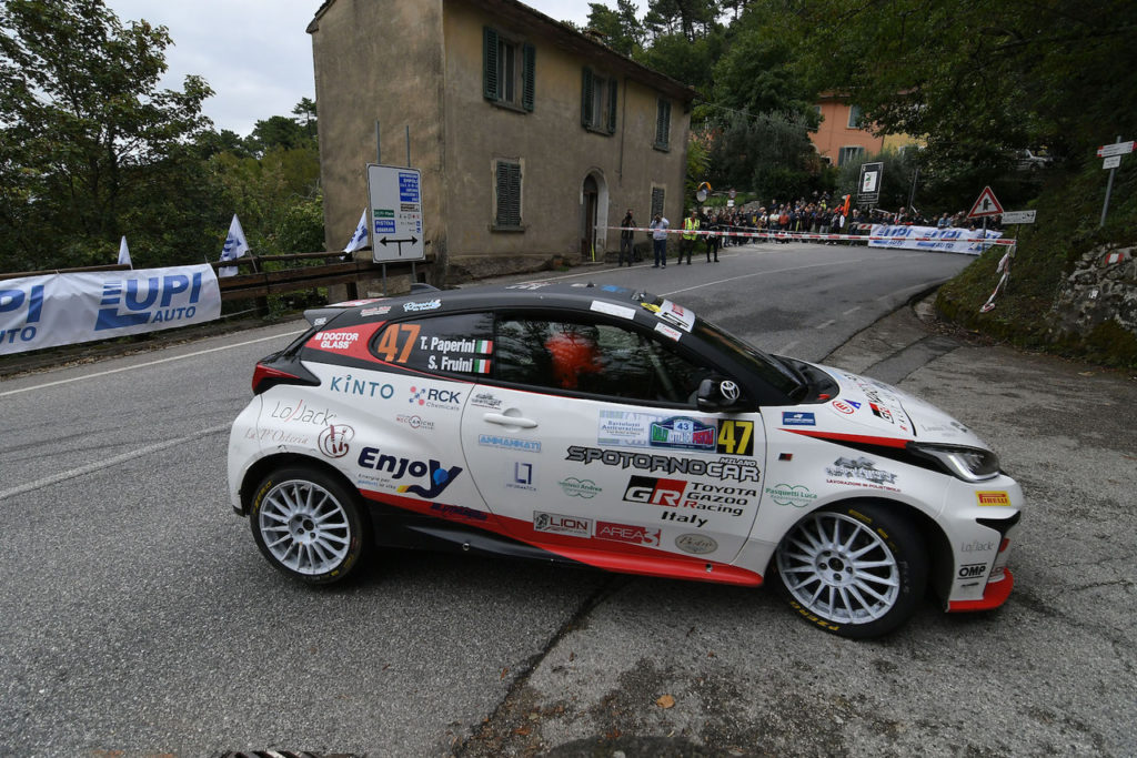 GR Yaris Rally Cup | Rally Pistoia, torna al successo Paperini: quarta vittoria su cinque gare
