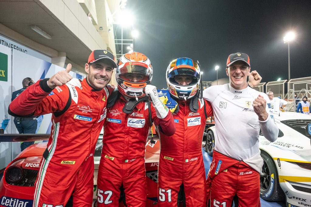 WEC | Ferrari centra il secondo titolo consecutivo con Pier Guidi e Calado in Bahrain