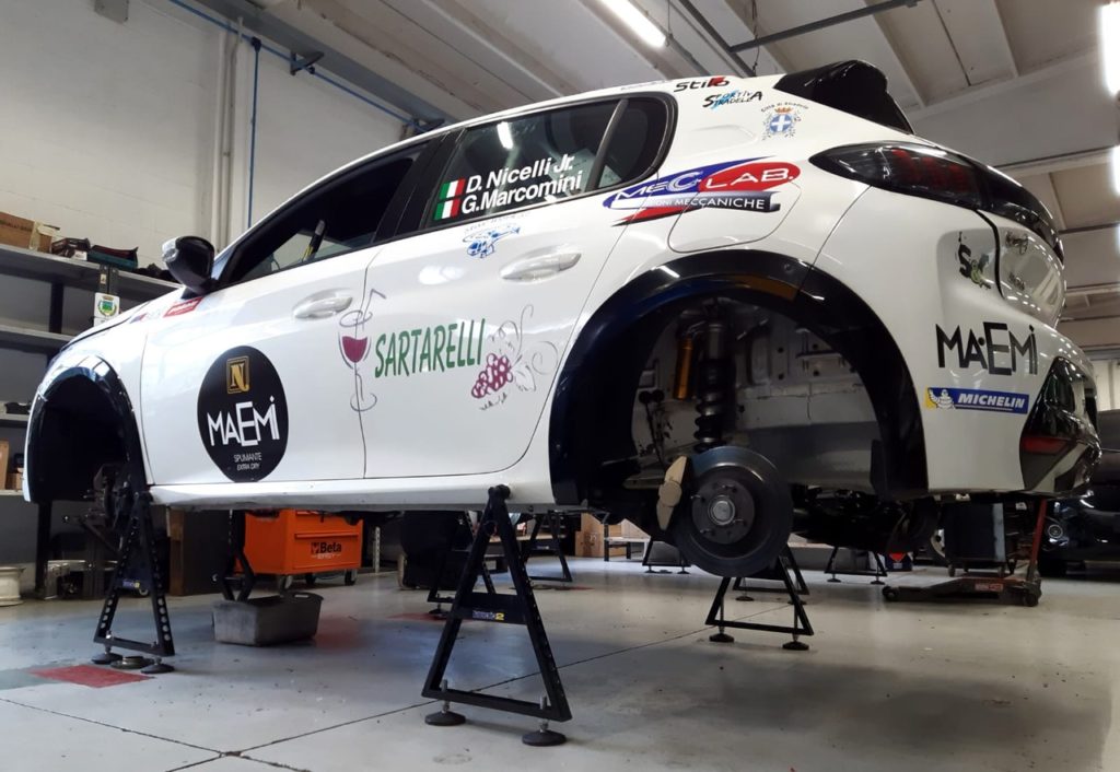 Davide Nicelli, ancora una gara nel 2022: ritorno su Peugeot 208 Rally4 al Chiusdino