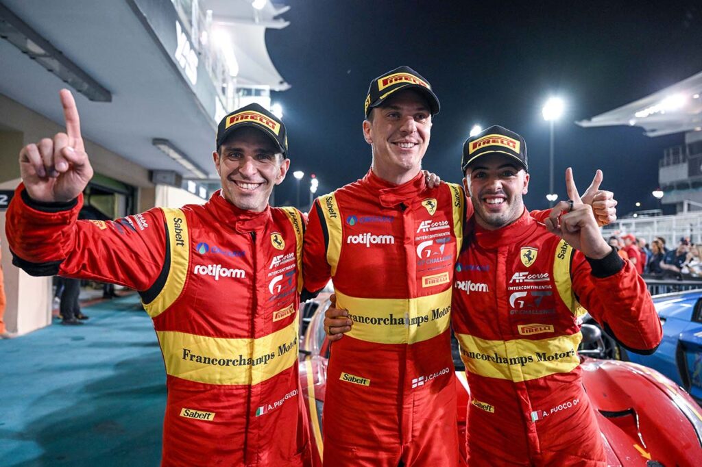 IGTC | Doppietta assoluta per Ferrari alla 12 Ore del Golfo, tripletta nella classe Am